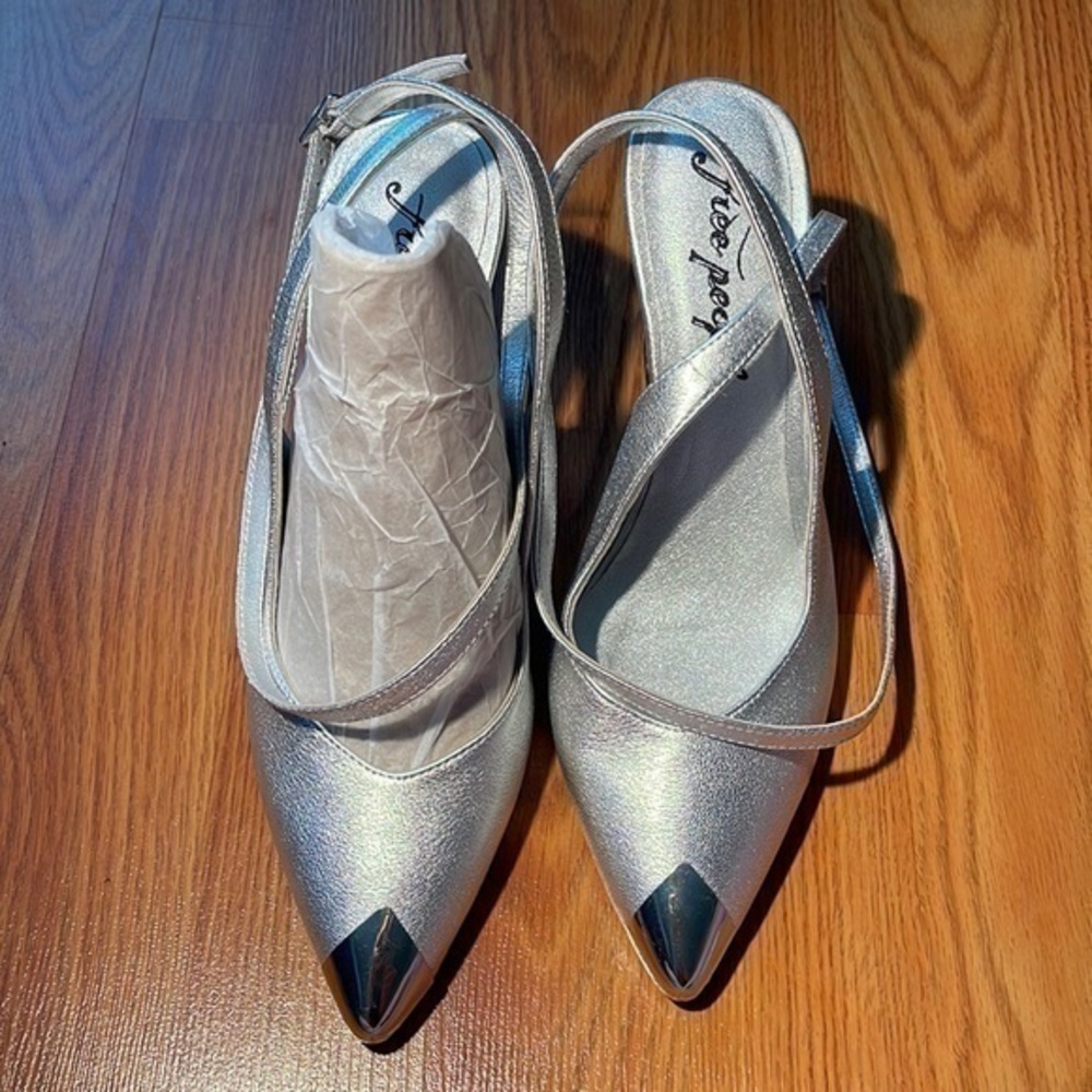 Free People Jules wrap Heels -- in MINT condition